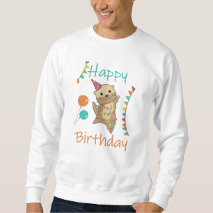 Sudadera Un mejor deseo de cumpleaños para curar un Otter f