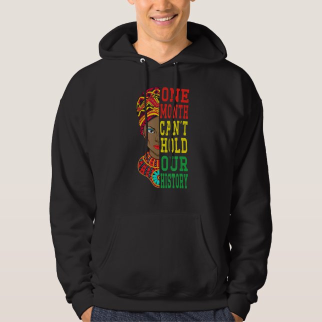 Sudadera Un mes no puede aguantar nuestro orgullo de histor (Anverso)