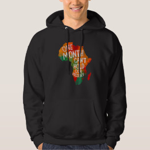 Sudadera Un Mes No Puede Contener Nuestra Historia Mapa Afr