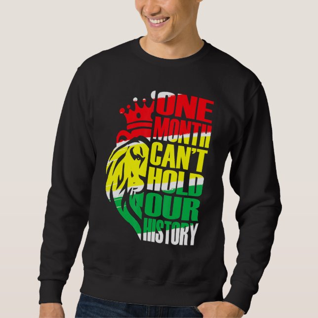 Sudadera Un Mes No Puede Contener Nuestra Historia Mes de l (Anverso)
