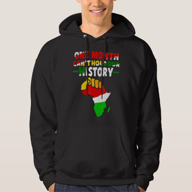 Sudadera Un mes puede llevar a cabo nuestro mapa de la hist (Anverso)