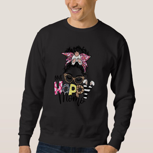 Sudadera Un momo de amapola mamá conejito momo conejo conej (Anverso)