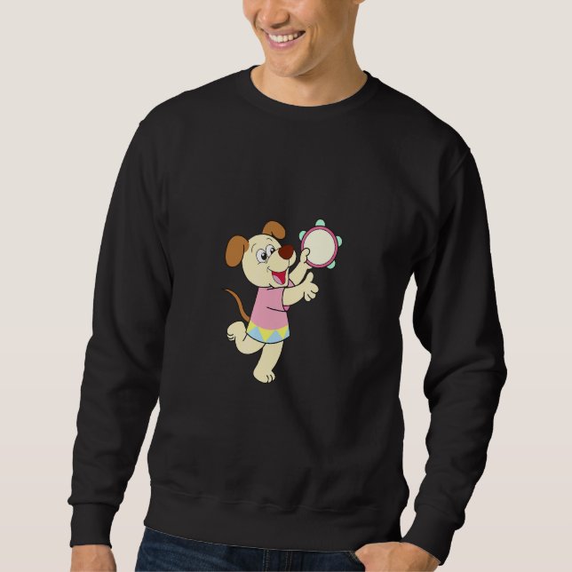Sudadera Un músico de trompeta suave (Anverso)