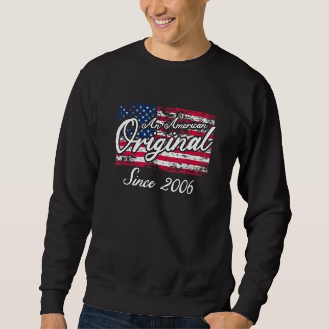 Sudadera Un original americano desde 1946 4 de julio retro (Anverso)