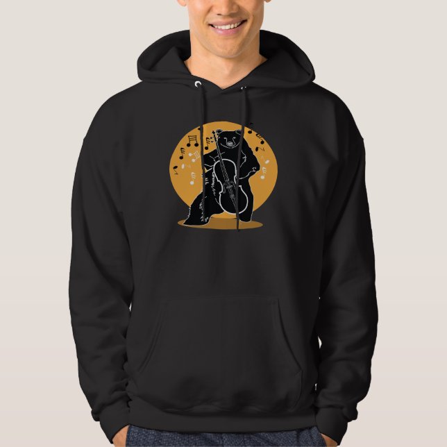 Sudadera Un oso y Cello (Anverso)