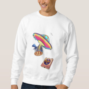 Sudadera Un OVNI entregando pizza.