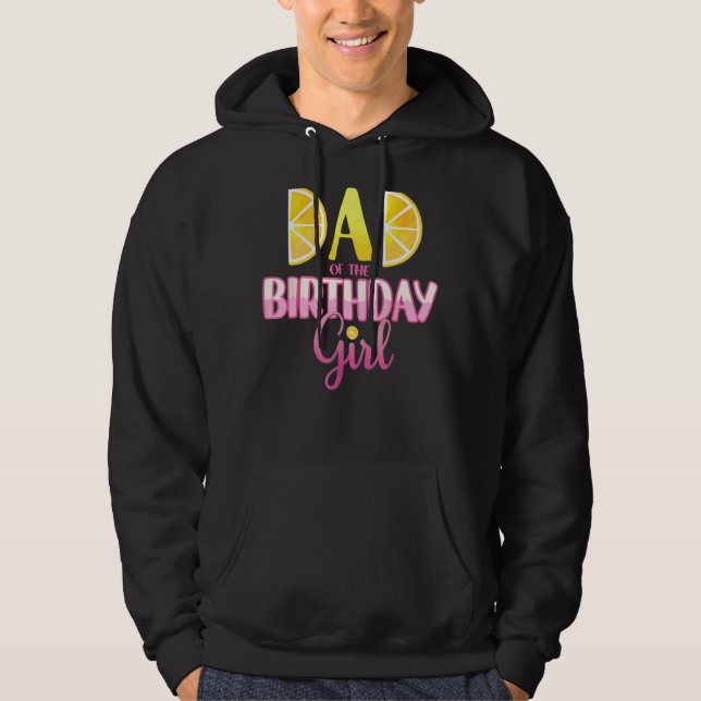 Sudadera Un Padre De Unicornio De La Chica De Cumpleaños Qu (Anverso)
