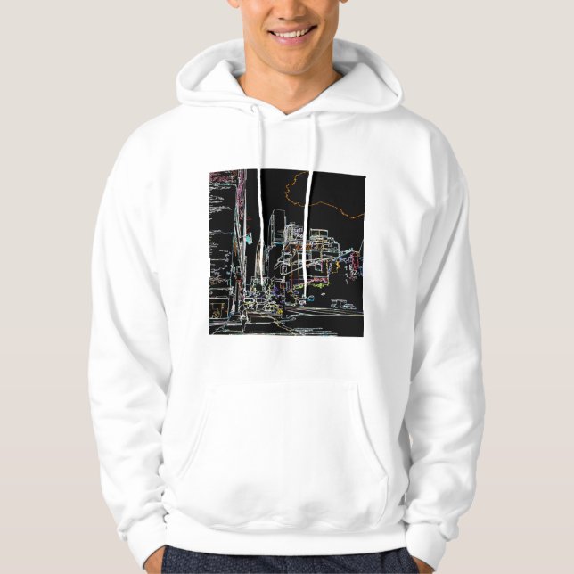 Sudadera Un paisaje colorido en Manhattan (Anverso)