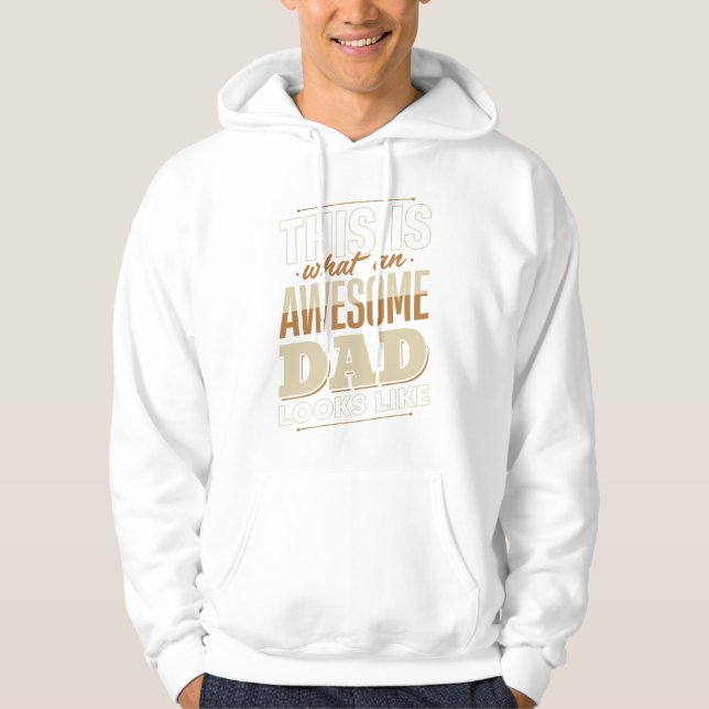 Sudadera Un papá alucinante (Anverso)
