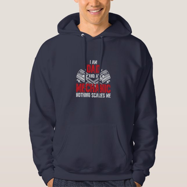Sudadera Un Papá Y Un Mecánico (Anverso)