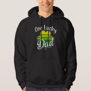 Sudadera Un papi afortunado padre gracioso irlandés C St Pa