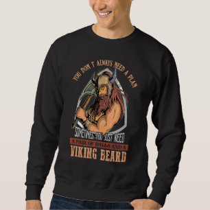 Sudadera Un Par De Bolas Y Un Viking Beard Viking