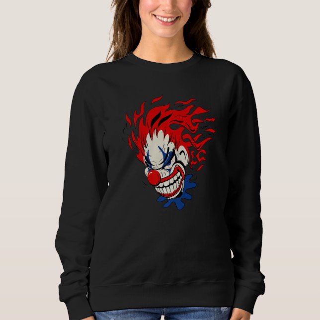 Sudadera Un Payaso Loco (Anverso)