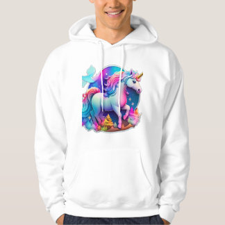 Sudadera Un Pegatina unicornio encantador