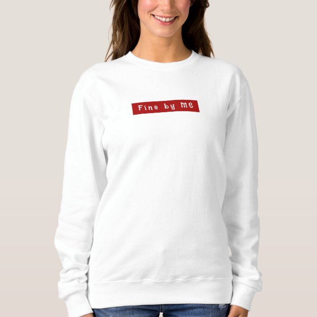 Sudadera Un pequeño guión de regalo para su mujer recién ca (Anverso)