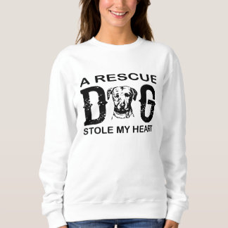 Sudadera Un perro de rescate roba mi diseño de amante del p