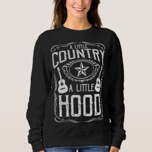 Sudadera Un Poco De Country Un Poco De Rap De Barrio Countr