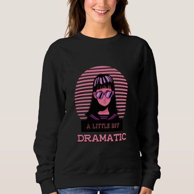 Sudadera Un poquito Dramático Vintage (Anverso)