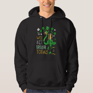 Sudadera Un poquito irlandés hoy Monedas de cerveza de flam