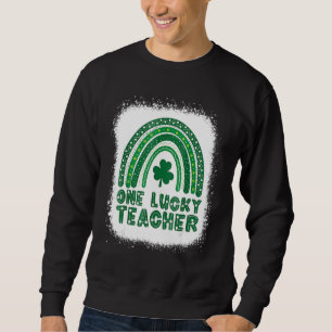 Sudadera Un profesor afortunado Día de San Patricio Arcoíri