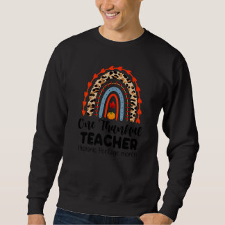 Sudadera Un profesor agradecido, Rainbow Leopard Hispanic H