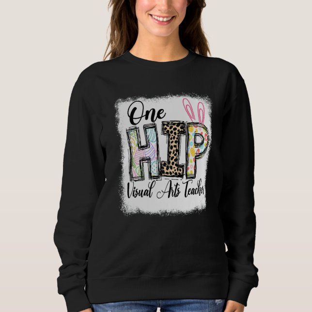Sudadera Un profesor de Artes Visuales de Hip Leopard en Pa (Anverso)