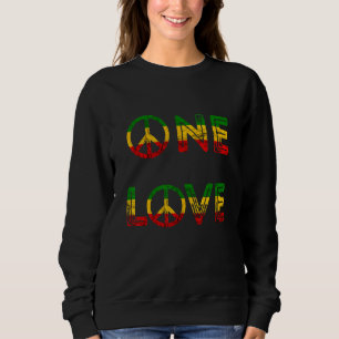 Sudadera Un rastafari de amor música reggae Hippie Peace Ra