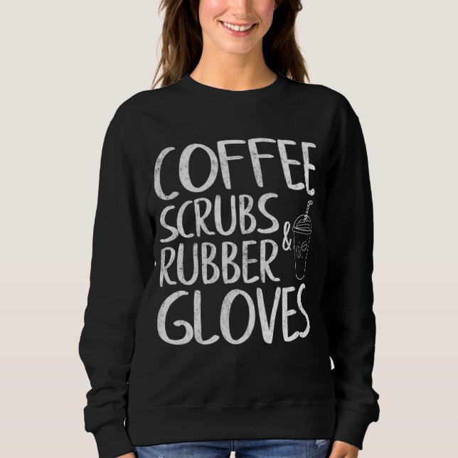 Sudadera Un regalo divertido y divertido café dentista crub (Anverso)