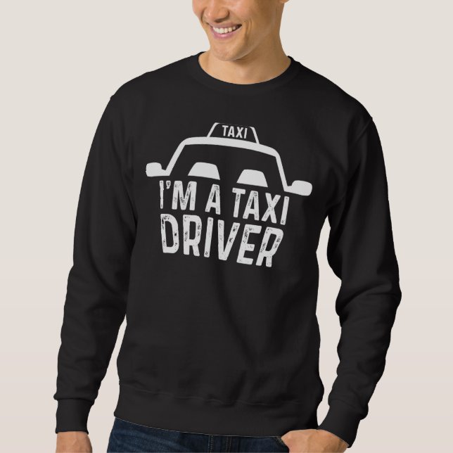 Sudadera Un taxista incansable (Anverso)