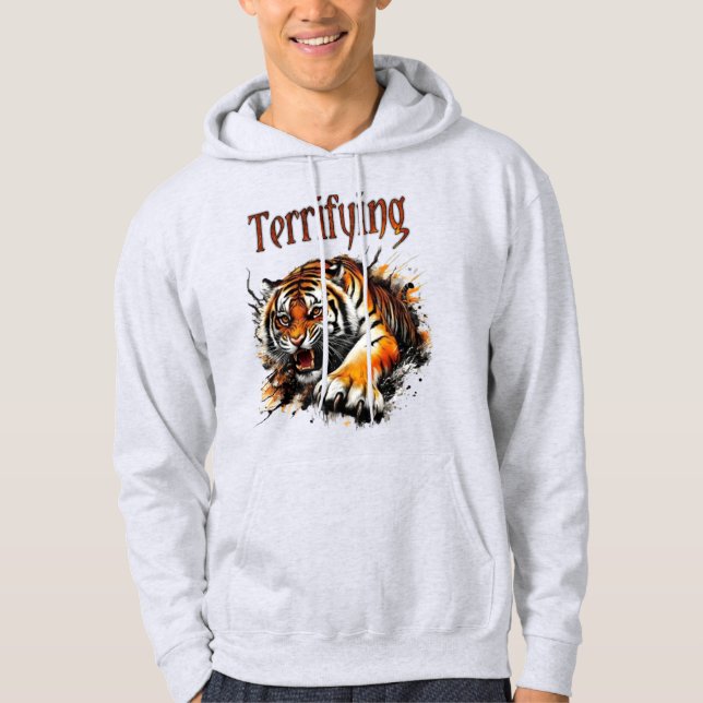 Sudadera Un tigre en llamas (Anverso)