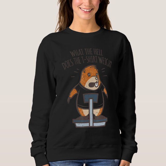 Sudadera Un Topo Con Tapa En La Balanza (Anverso)