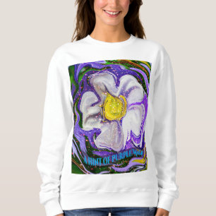 Sudadera Un toque de magia púrpura - poder floral