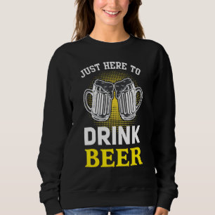 Sudadera Un trago de cerveza disipa todas las penas