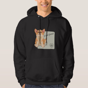 Sudadera Un verdadero amigo Welsh Corgi