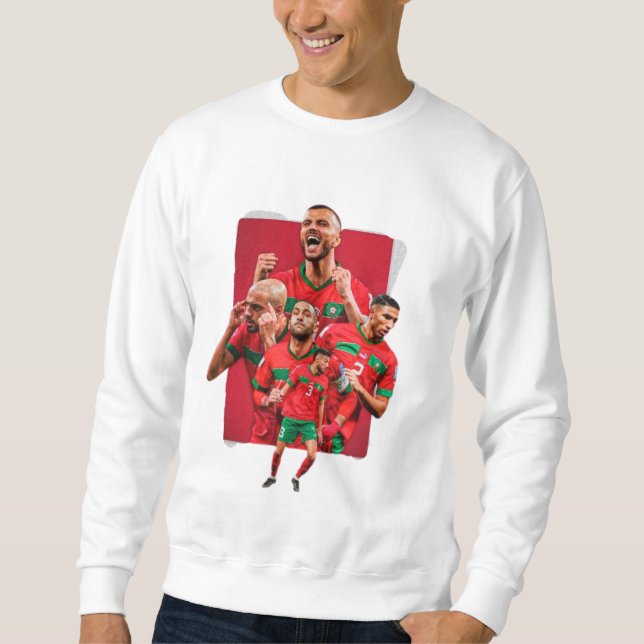 Sudadera Un verdadero marroquí   (Anverso)