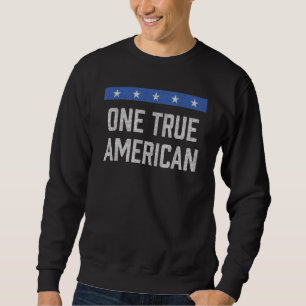 Sudadera Un verdadero patriota estadounidense patriota por