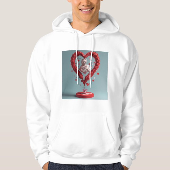 Sudadera Un verdadero reflejo del El día de San Valentín (Anverso)