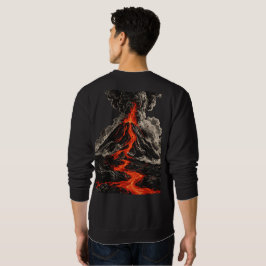 Sudadera Un Volcán Enfurecido Montaña 