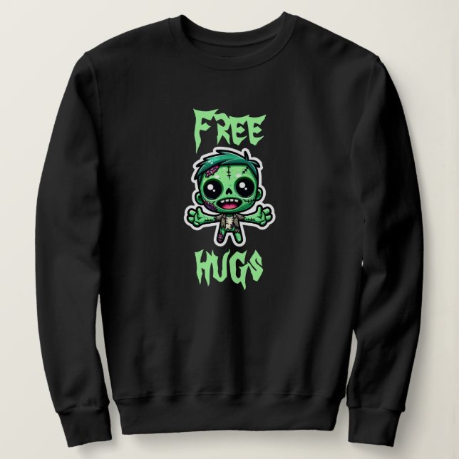 Sudadera Un zombi divertido (Anverso del diseño)