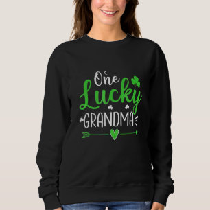 Sudadera Una abuela afortunada divertida Nana Irish Shamroc