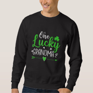 Sudadera Una abuela afortunada divertida Nana Irish Shamroc
