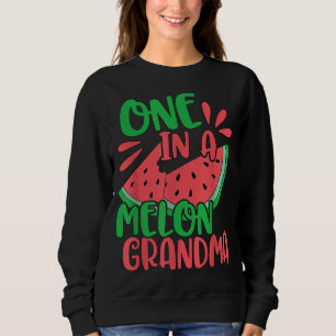 Sudadera Una Abuela Melón De Melón Una Abuela Roja