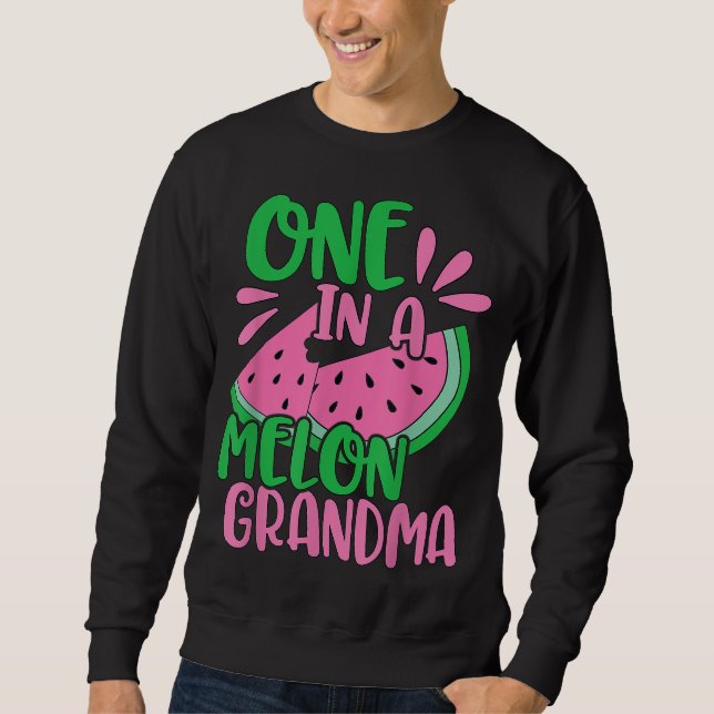 Sudadera Una Abuela Rosa De Melón (Anverso)