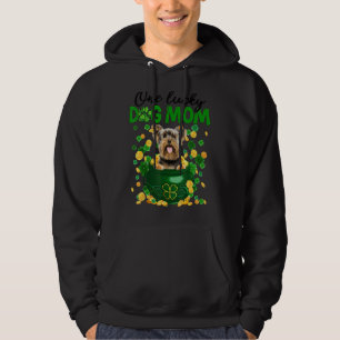 Sudadera Una afortunada madre de perro divertida Yorkshire