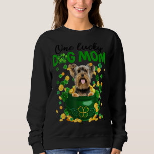 Sudadera Una afortunada madre de perro divertida Yorkshire 
