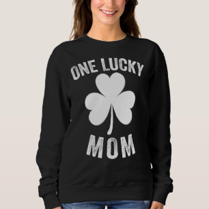 Sudadera Una afortunada mamá St Patricks Day Momy Funny Iri