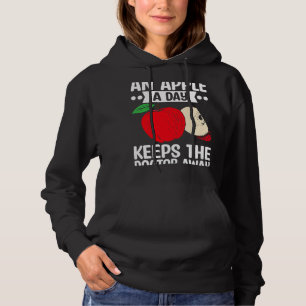 Sudadera Una Apple Al Día Mantiene Al Médica Alejado De La