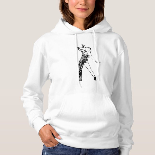 Sudadera Una artista famosa (Anverso)