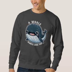Sudadera Una ballena siempre te ama regalo para amantes de