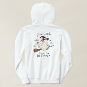 Sudadera Una bruja simple y elegante primero de Halloween